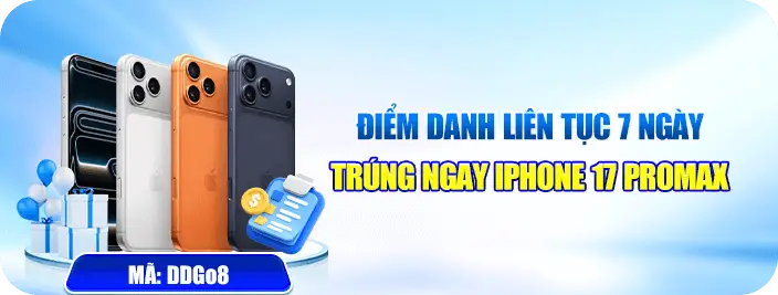 Điểm danh ngày 7 nhận iphone 17prm