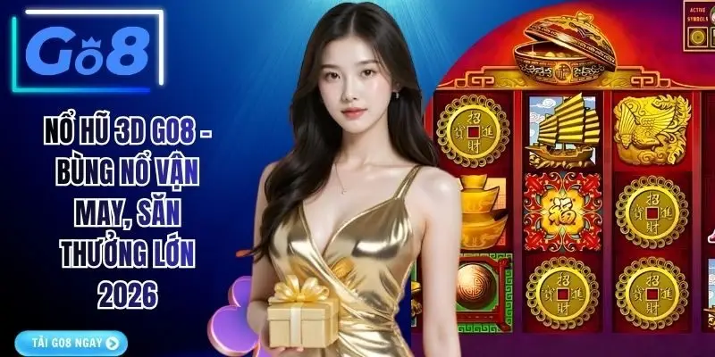 Nổ Hũ 3D GO8 - Bùng Nổ Vận May, Săn Thưởng Lớn 2026